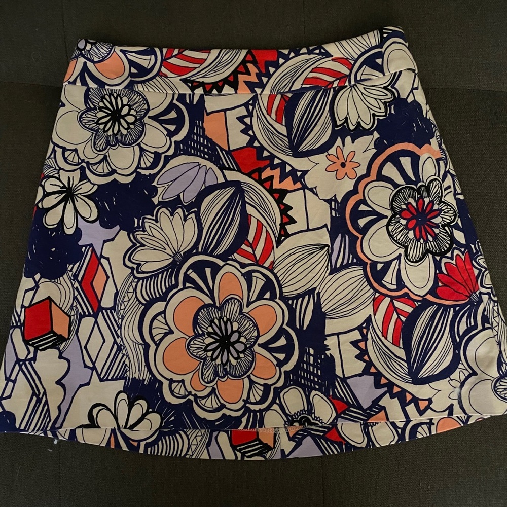 Size 4 Floral Print Express Skirt